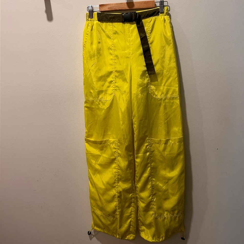 Neon cargo pants